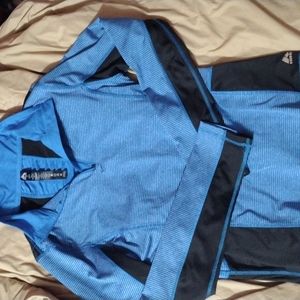 RBX workout shirt long sleeved blue and black